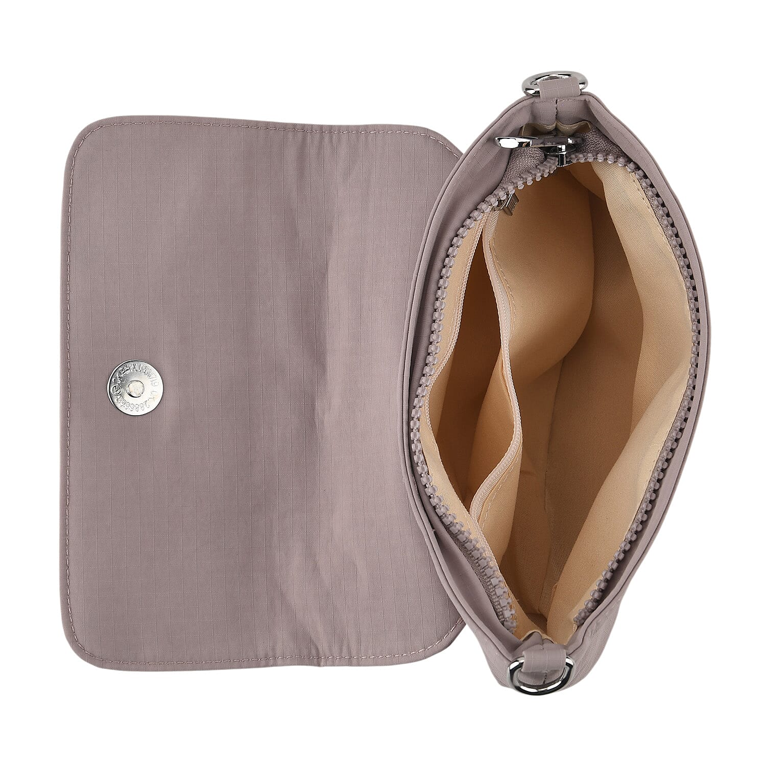 Sling Crossbody Messenger Bag - Light Grey