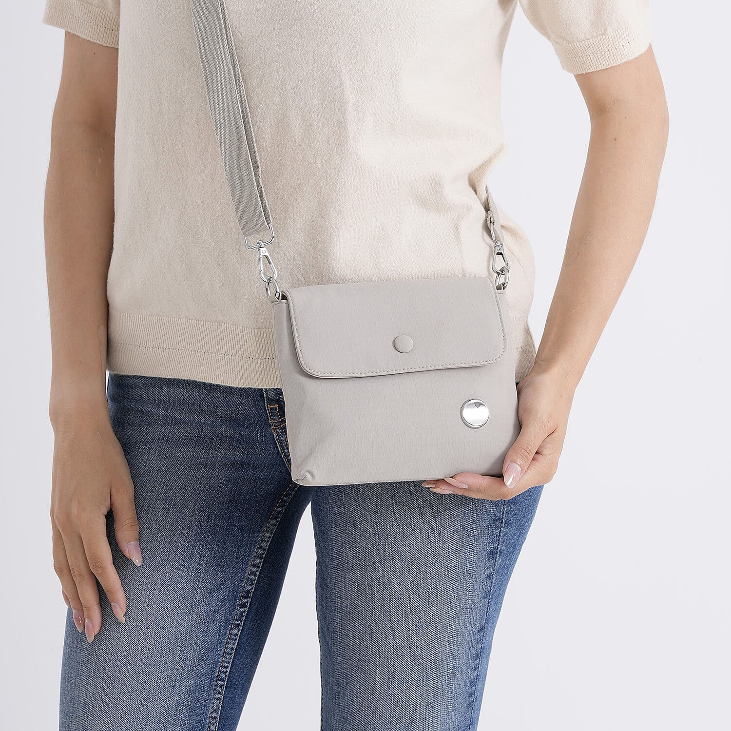 Sling Crossbody Messenger Bag - Light Green