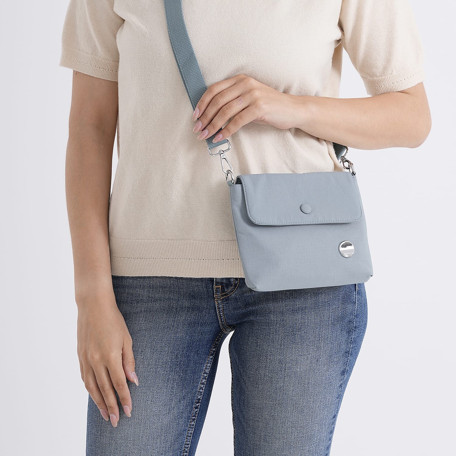 Sling Crossbody Messenger Bag - Blue