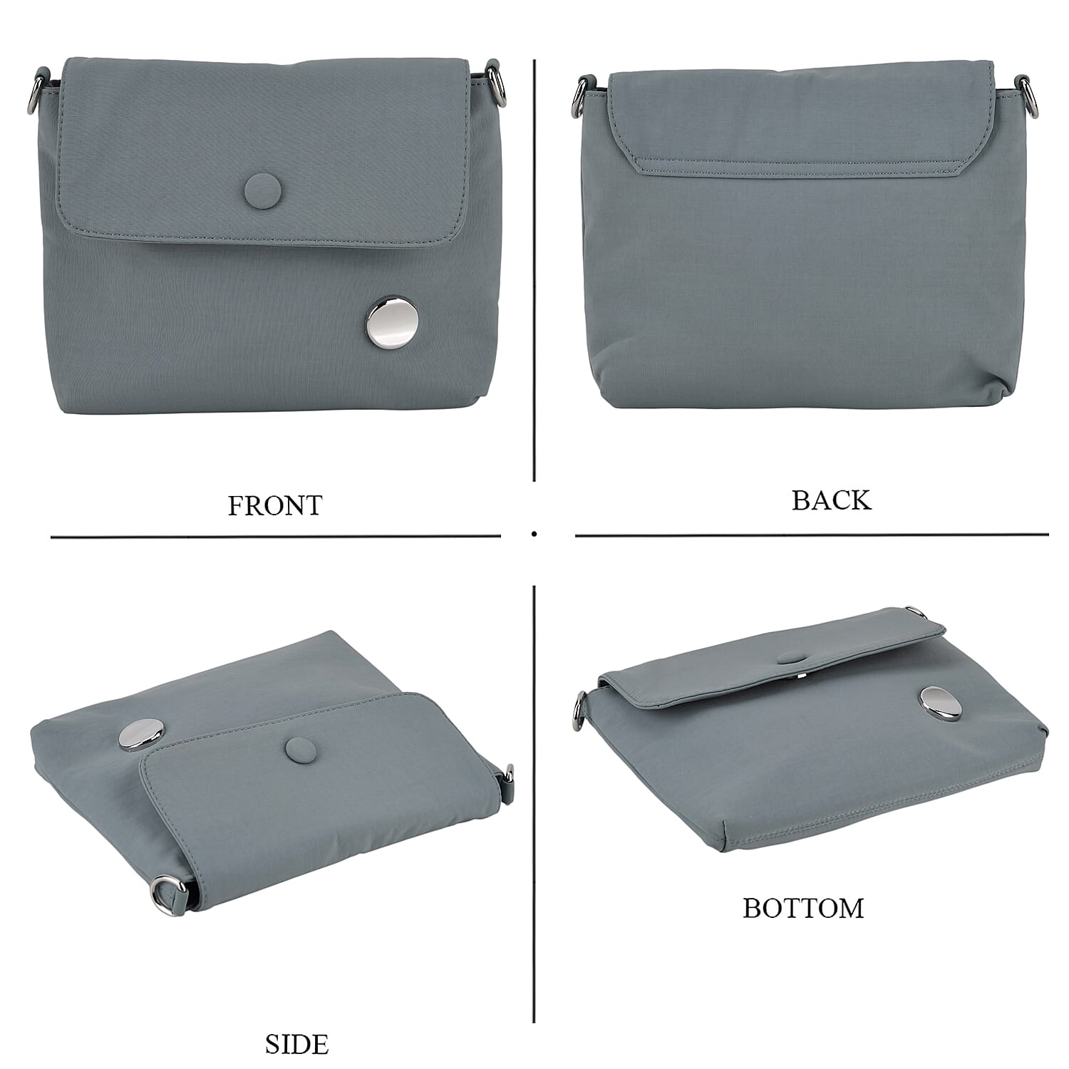Sling Crossbody Messenger Bag - Blue