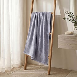 LIVMORE Premium Large Bamboo Bath Sheet (160 x 80cm) - Sand