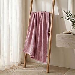 LIVMORE Premium Large Bamboo Bath Sheet (160 x 80cm) - Sand