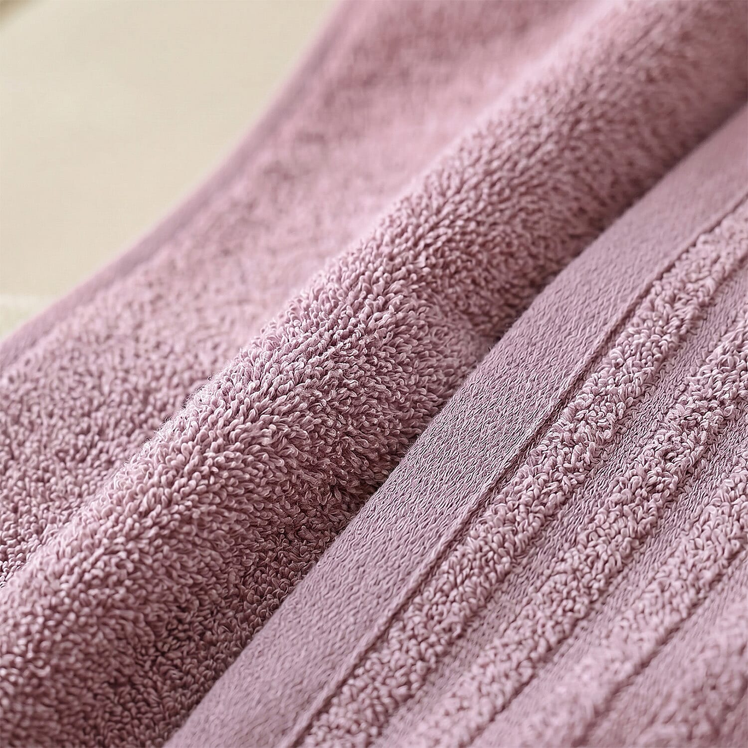 LIVMORE Premium Large Bamboo Bath Sheet (160 x 80cm) - Blush