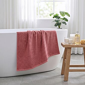 https://tjcuk.sirv.com/Products/85/0/8503841/LIVMORE-Bamboo-Patterned-Towel-Size-160x1-cm-Red-Pink_8503841_2.jpg?w=342&h=342