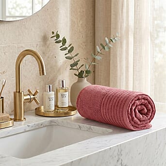 https://tjcuk.sirv.com/Products/85/0/8503841/LIVMORE-Bamboo-Patterned-Towel-Size-160x1-cm-Red-Pink_8503841_3.jpg?w=342&h=342
