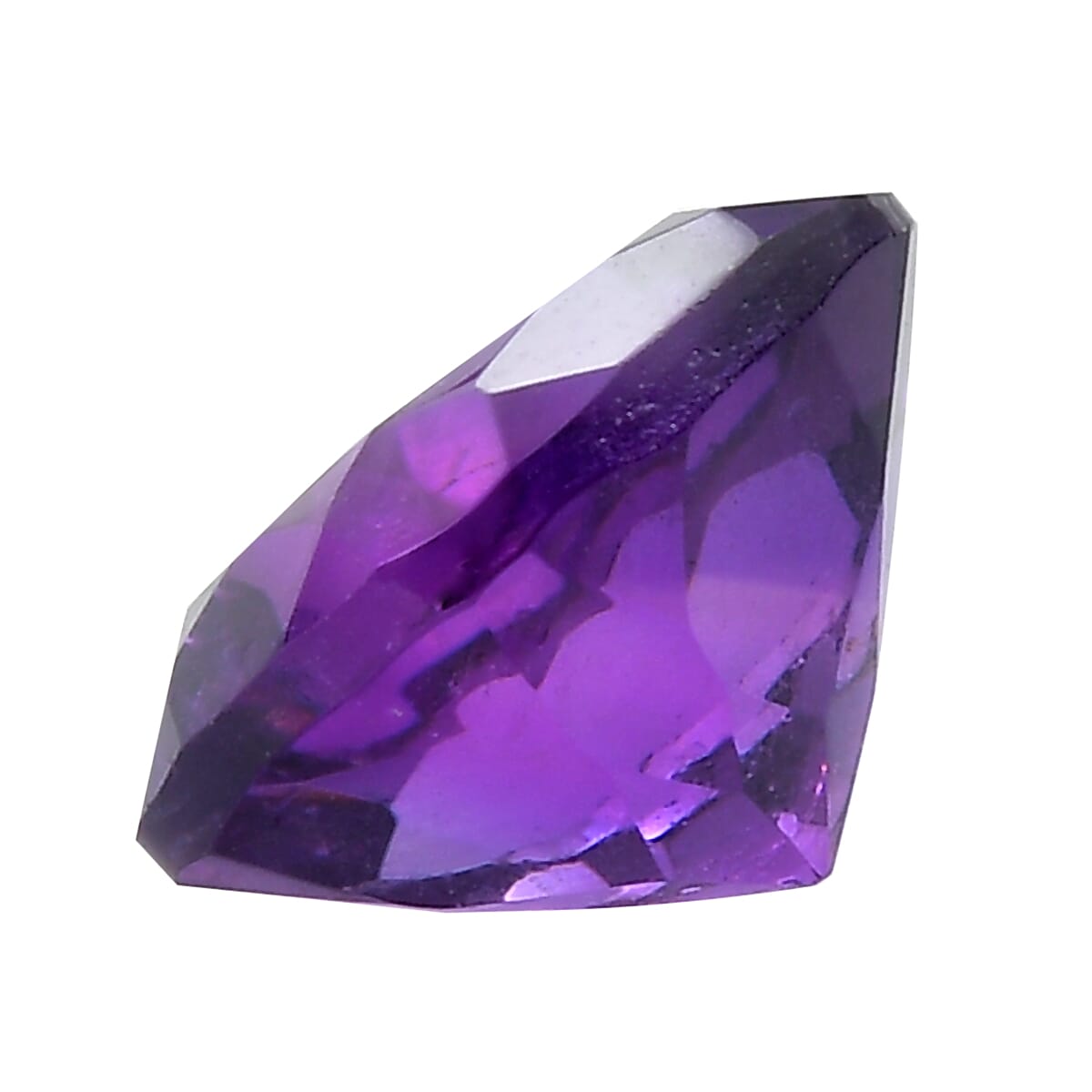 African Amethyst Cushion Cut 9X9 mm Gemstone, 2.87 Ct