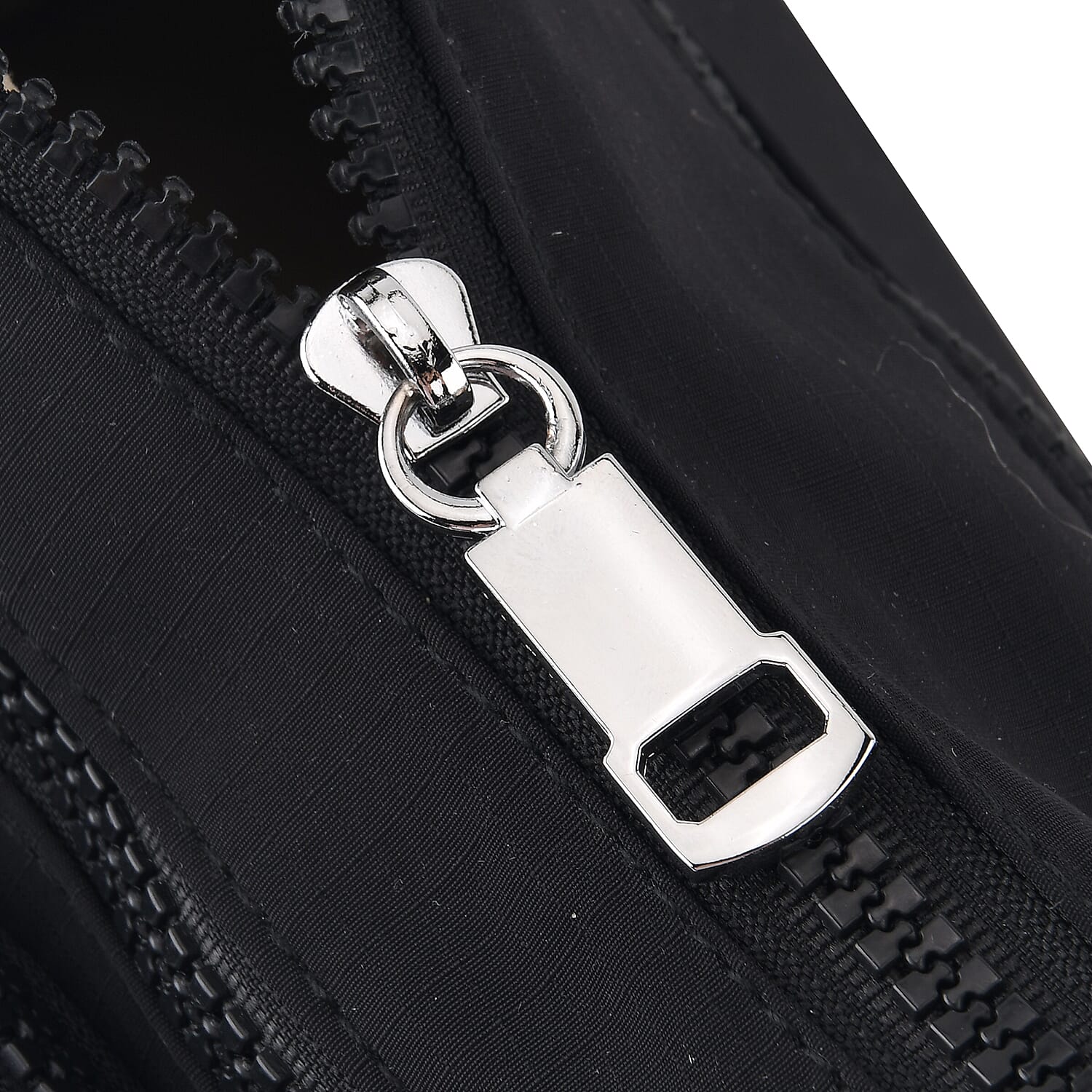Multi Pocket Sling Crossbody Travel Messenger Shoulder Bag - Black