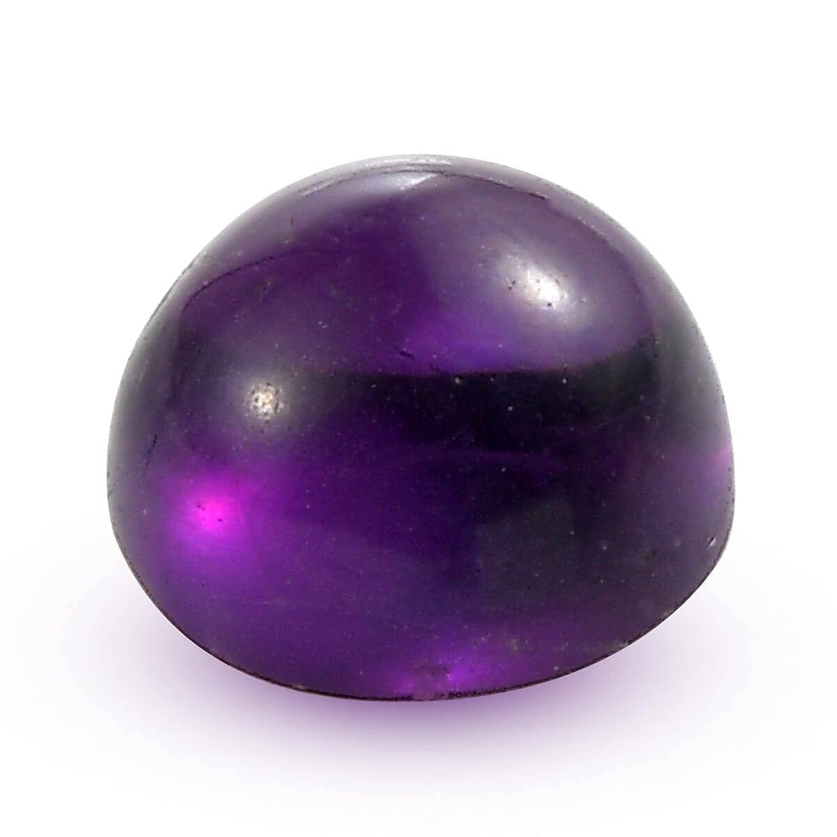 African Amethyst Round 6 mm Gemstone, 0.98 Ct