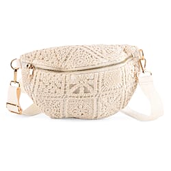 Crossbody Bag (Size - One Size) - Brown - White