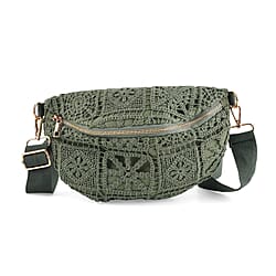 Crossbody Bag (Size - One Size) - Brown - White