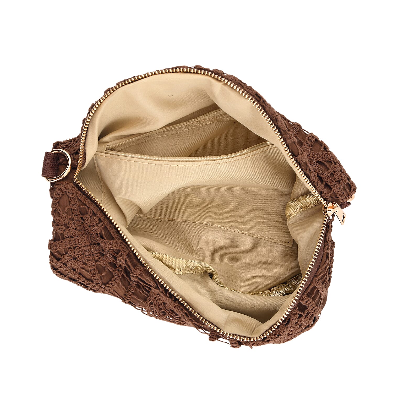 Crossbody Bag (Size - One Size) - Brown - White