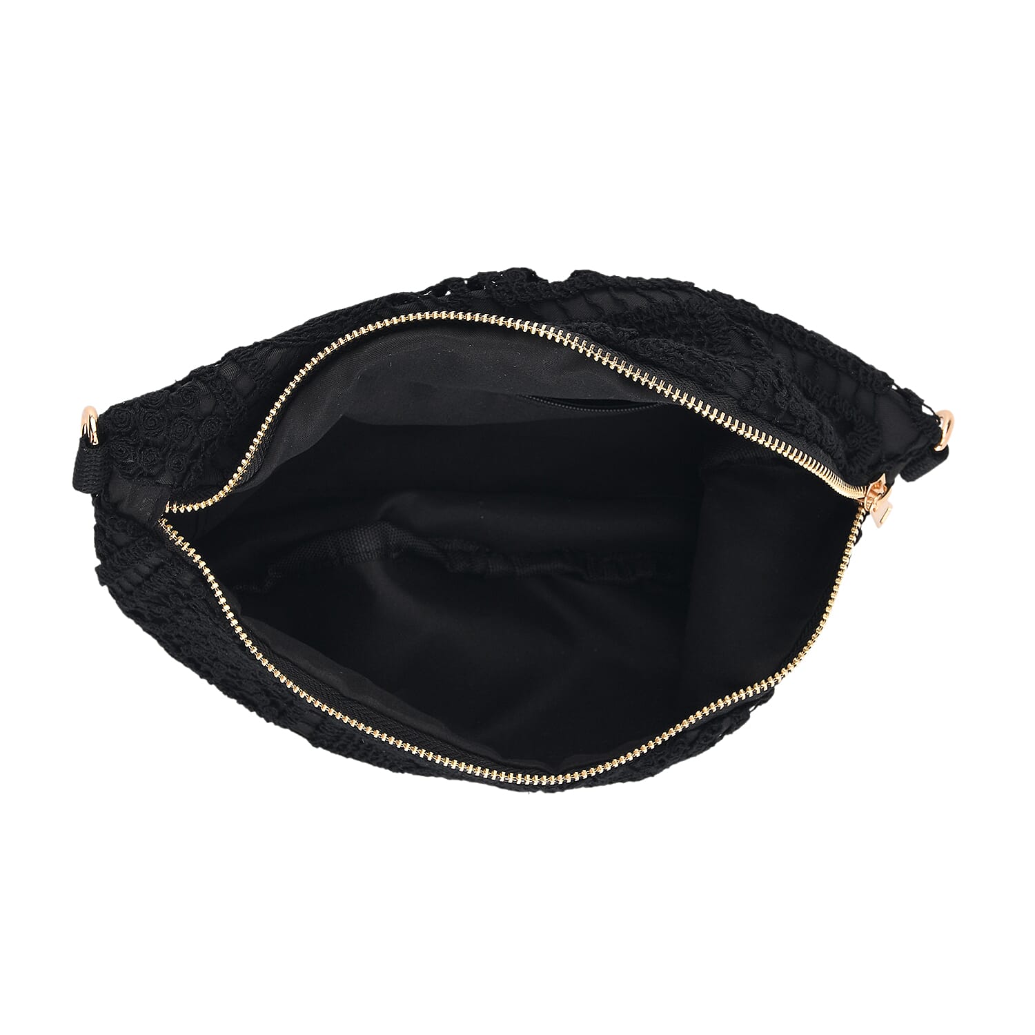 Crossbody Bag (Size - One Size) - Black - White