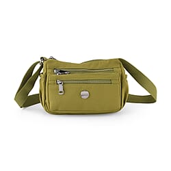 Multi Pocket Sling Crossbody Travel Messenger Shoulder Bag - Blue