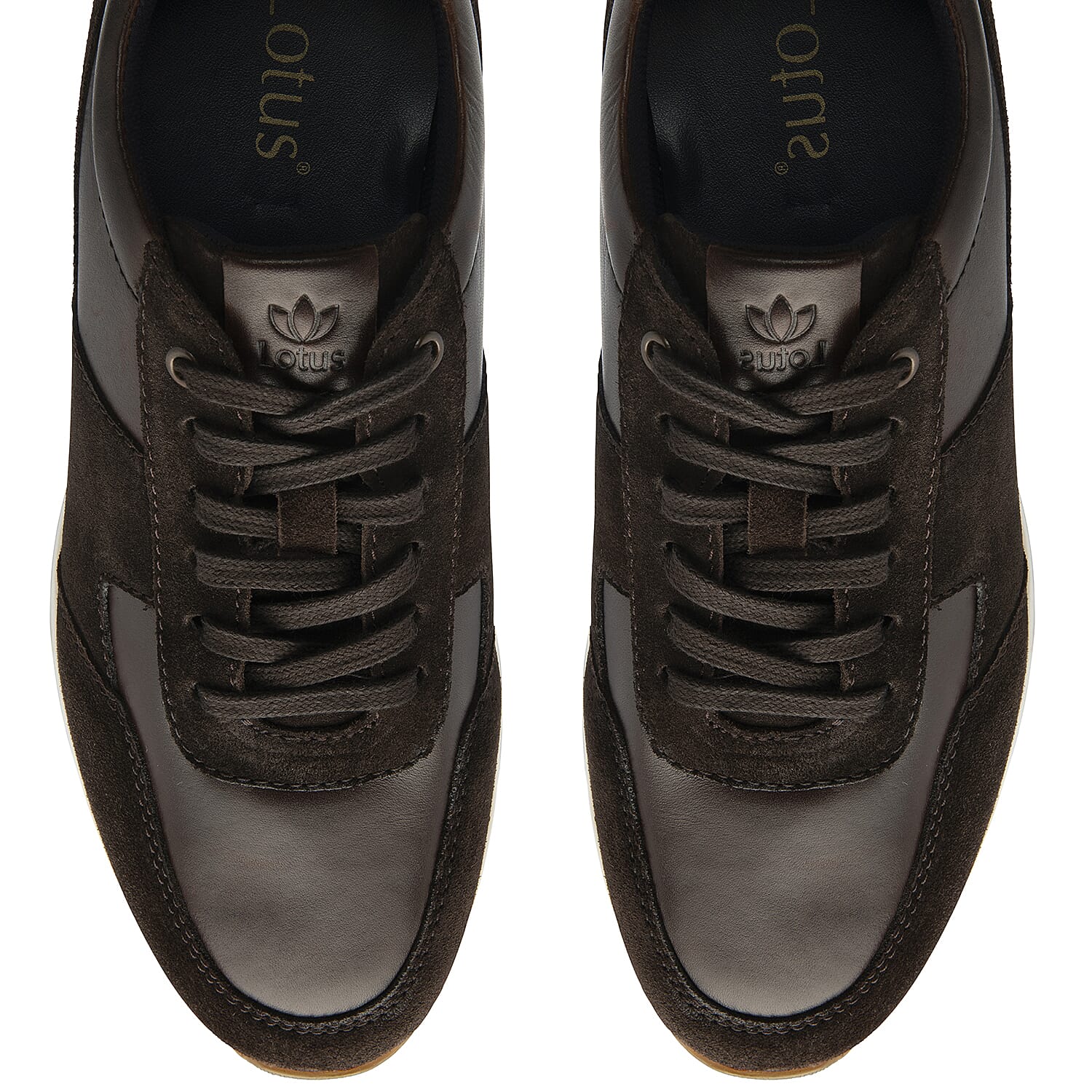 Lotus Tirso Mens Leather Lace-Up Casual Shoes