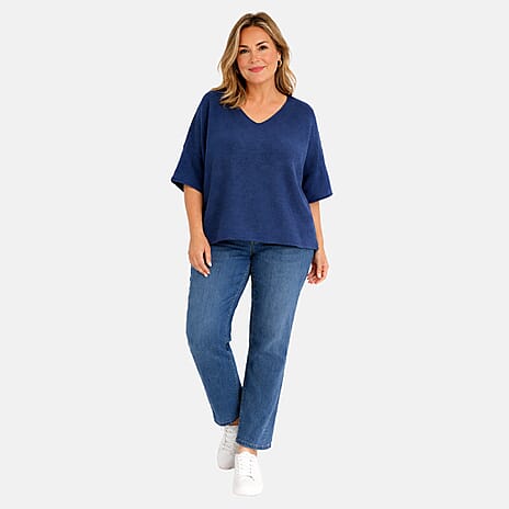 Pure And Natural Top (Size - One Size) - Navy