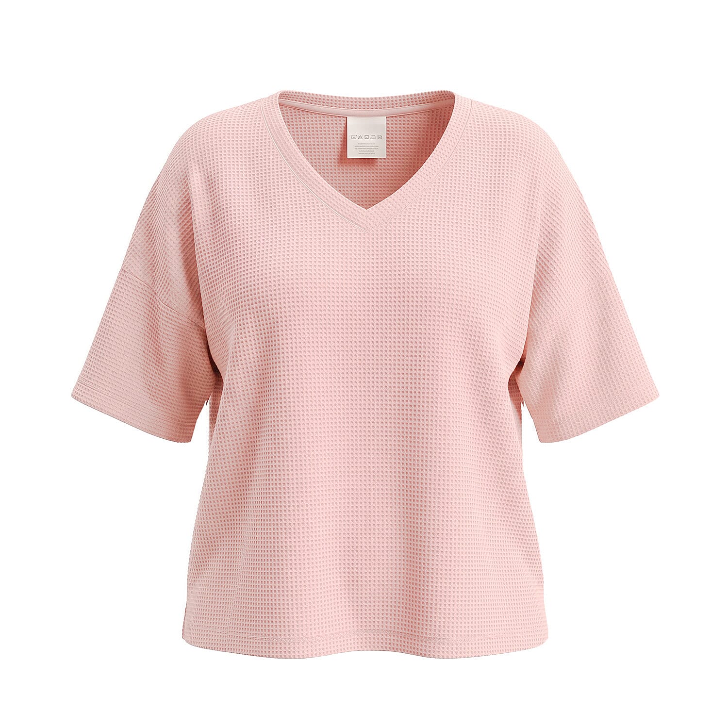 Ladies V-Neck Batwing Top (One Size) - Pink