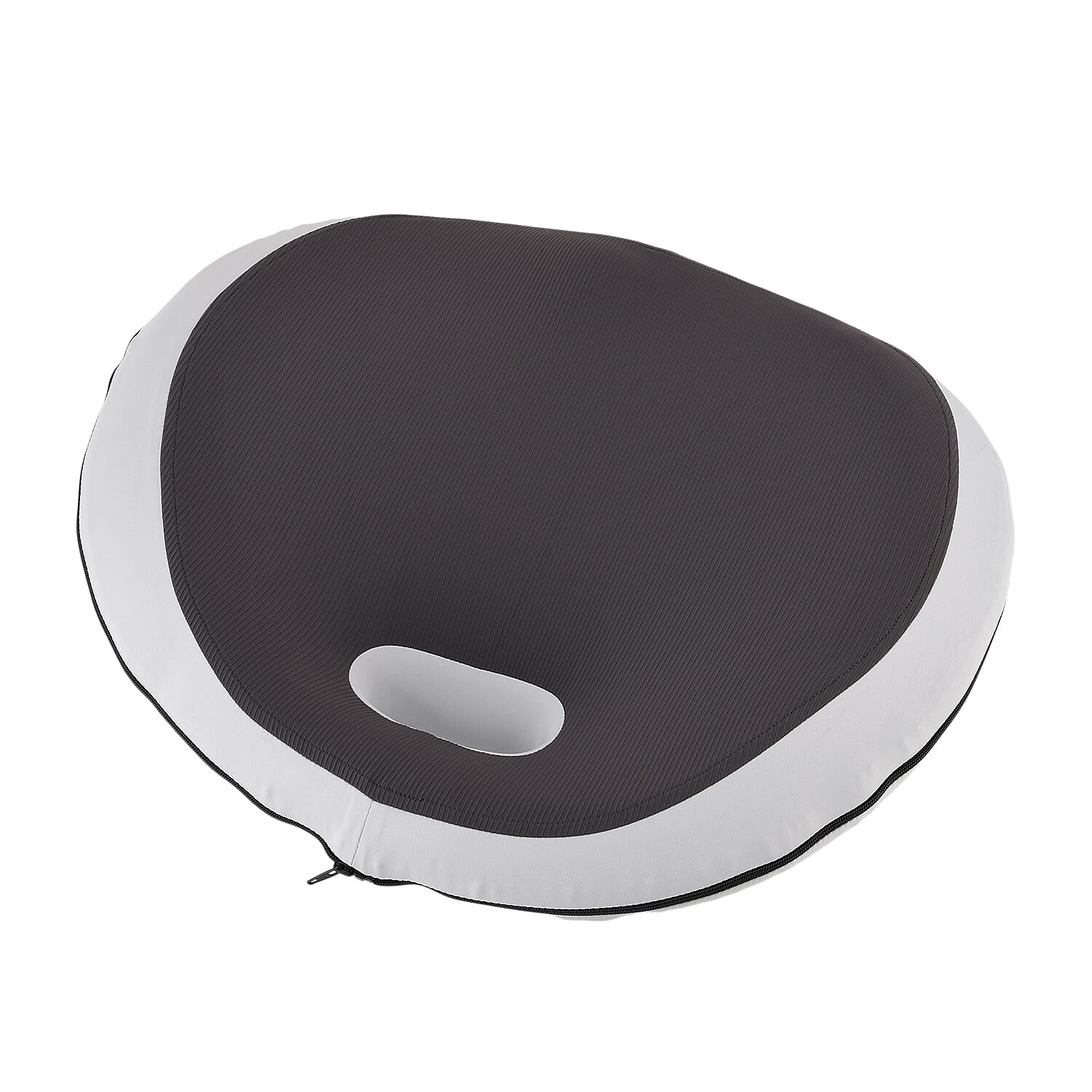 LIVMORE Memory Foam Solid Pillow (Size 50x15 ) - Grey & Black
