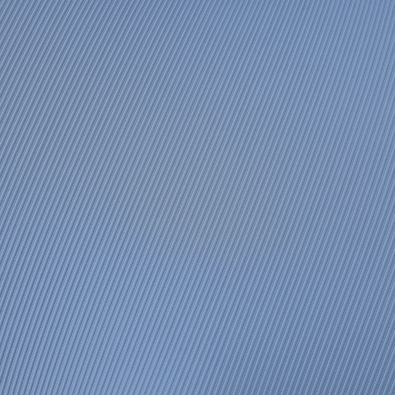 LIVMORE Memory Foam Solid Pillow (Size 50x15 ) - Blue & Black
