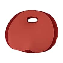 LIVMORE Memory Foam Solid Pillow (Size 50x15 ) - Red & Black
