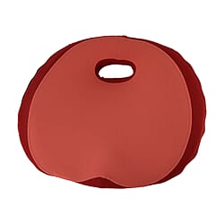 LIVMORE Memory Foam Solid Pillow (Size 50x15 ) - Red & Black
