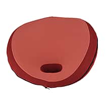 LIVMORE Memory Foam Solid Pillow (Size 50x15 ) - Red & Black