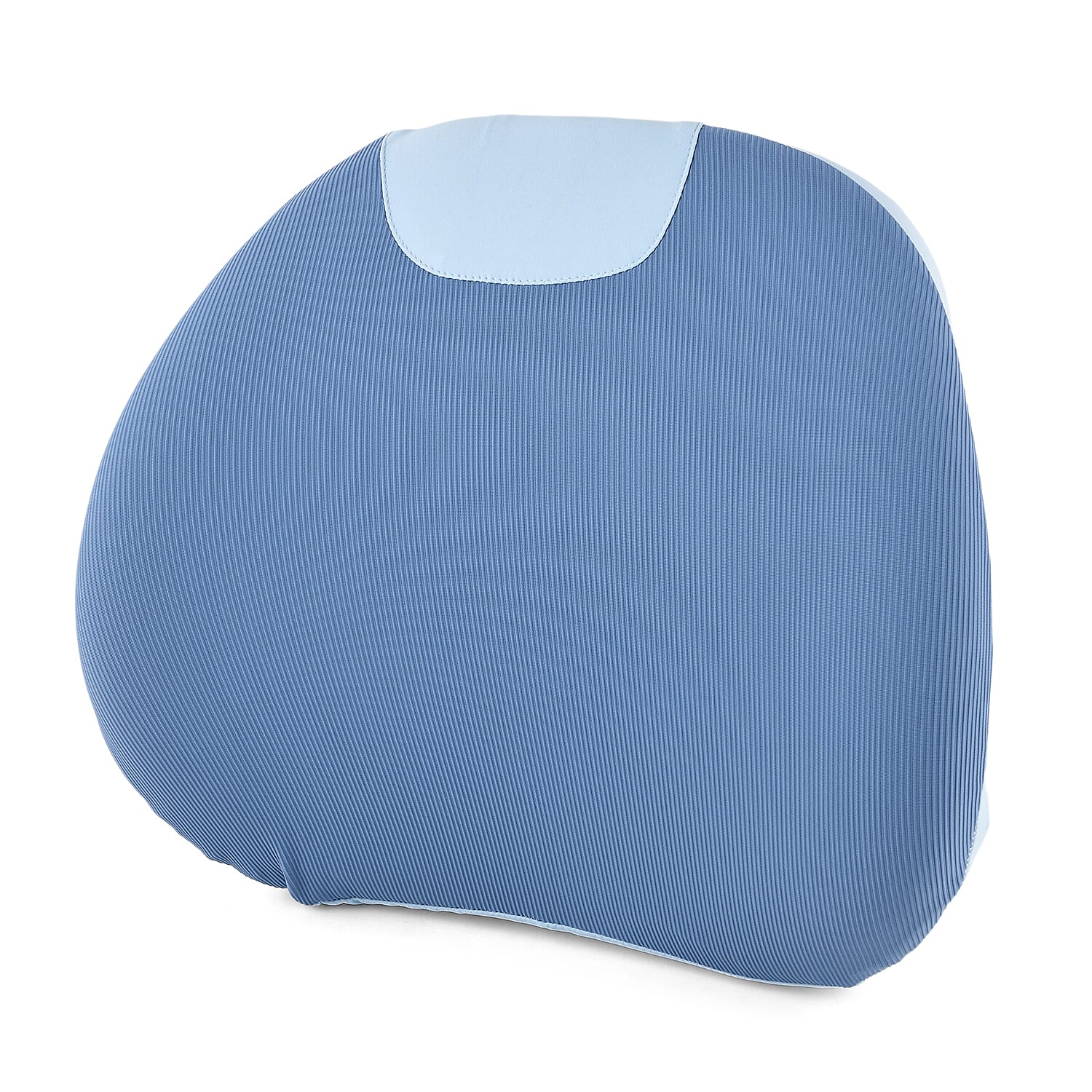 LIVMORE Memory Foam Solid Pillow (Size 40x11 ) - Blue - Black