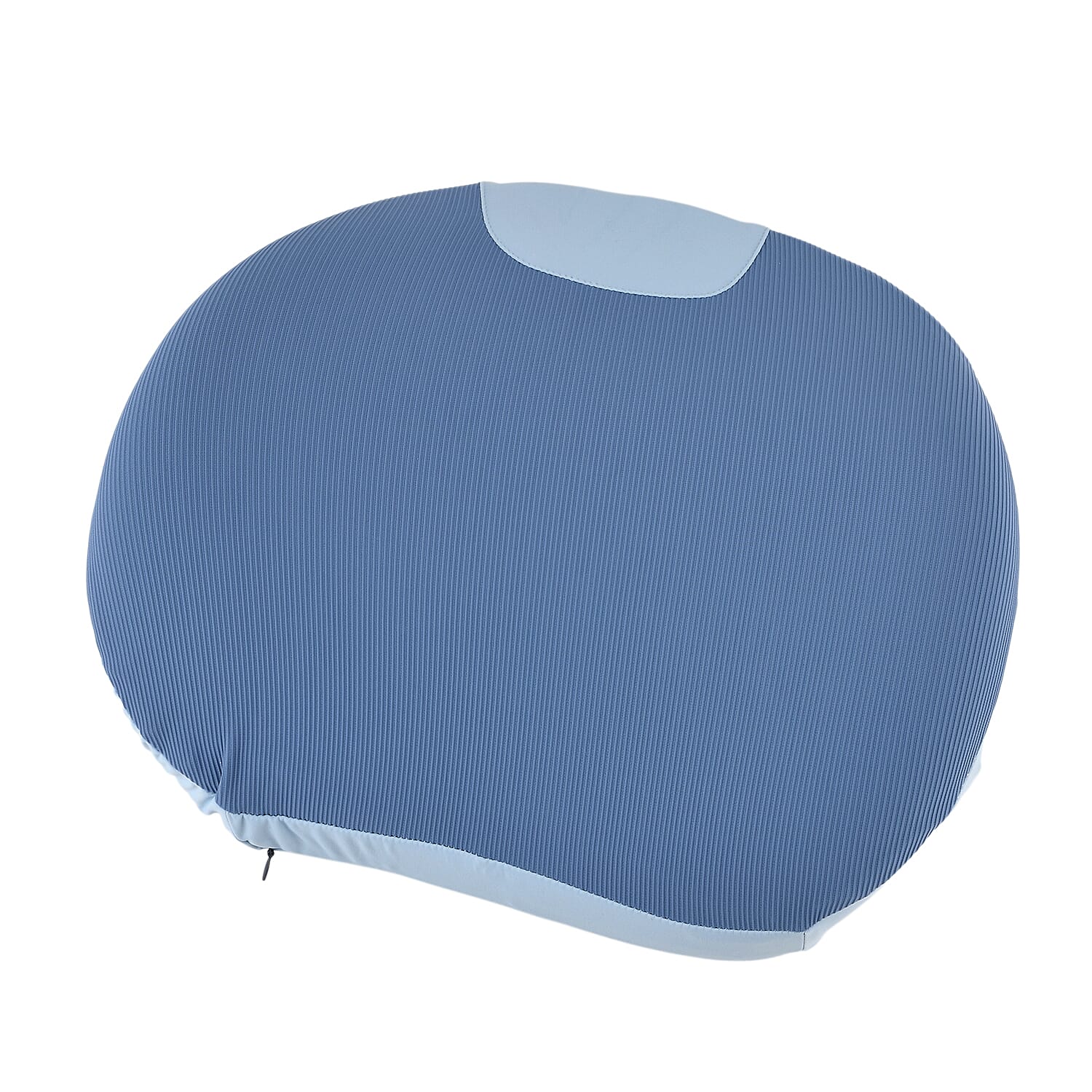 LIVMORE Memory Foam Solid Pillow (Size 40x11 ) - Blue - Black