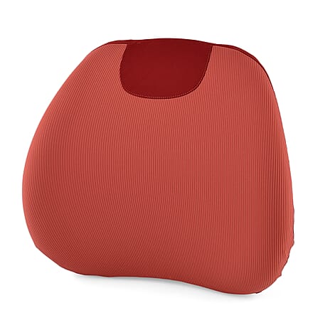LIVMORE Memory Foam Solid Pillow (Size 40x11 ) - Red - Black