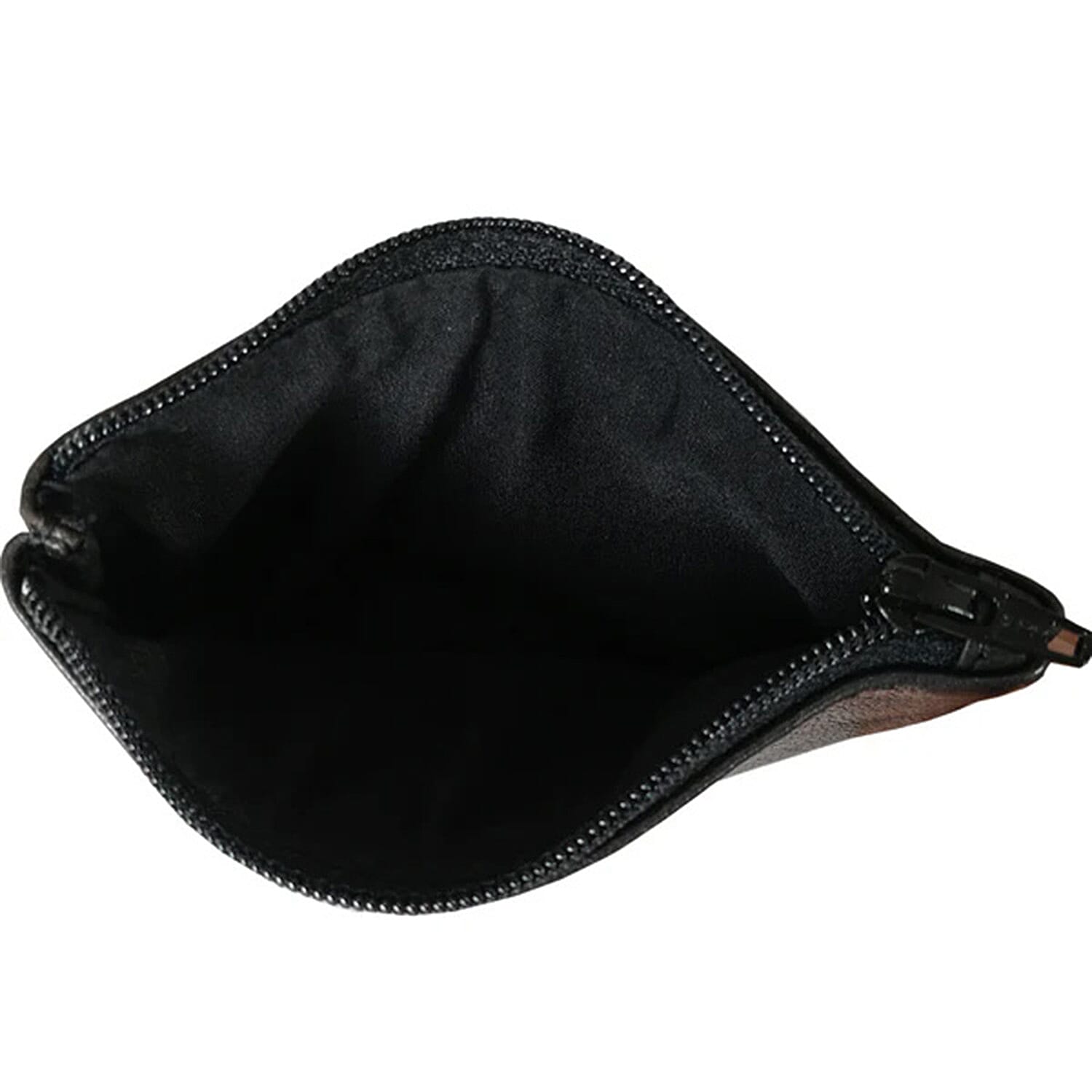 Assots 'Poppy' Handcrafted Genuine Leather Coin Pouch - Black