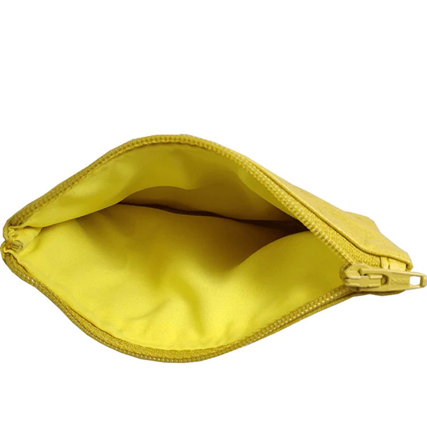 Assots 'Poppy' Handcrafted Genuine Leather Coin Pouch - Yellow