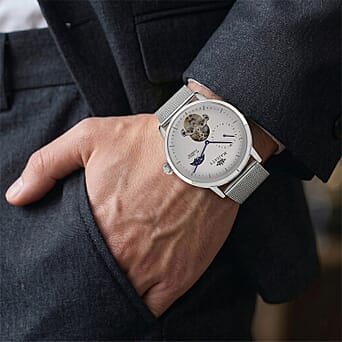 https://tjcuk.sirv.com/Products/85/0/8504985/MAJESTY-Multifunction-LiaoCheng-Automatic-3ATM-WR-White-Dial-Silver-Ca_8504985_2.jpg?w=342&h=342