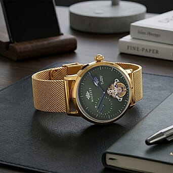 https://tjcuk.sirv.com/Products/85/0/8504986/MAJESTY-Multifunction-LiaoCheng-Automatic-3ATM-WR-Green-Dial-Gold-Case_8504986_1.jpg?w=342&h=342