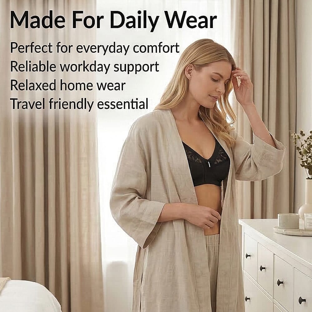 MARLON-Full cup soft Front Fastening Brassiere