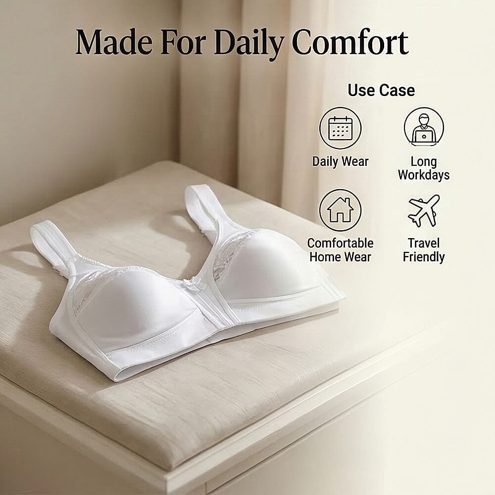MARLON-Full cup soft Front Fastening Brassiere