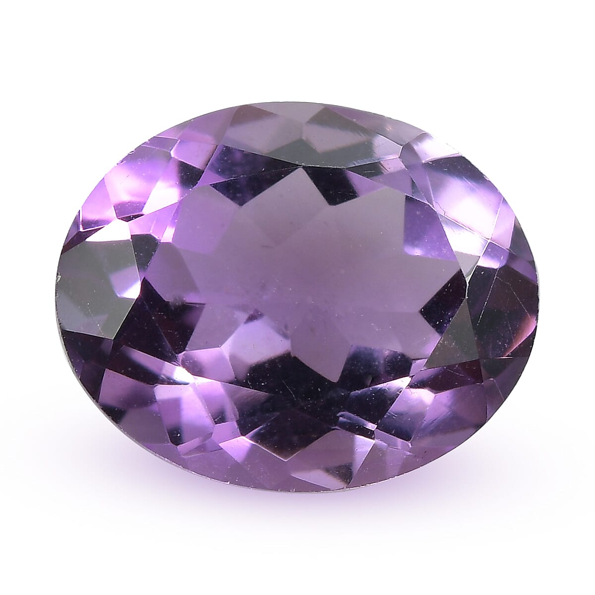 African Amethyst Oval Cut Cut 11X9 mm Gemstone, 3.32 Ct