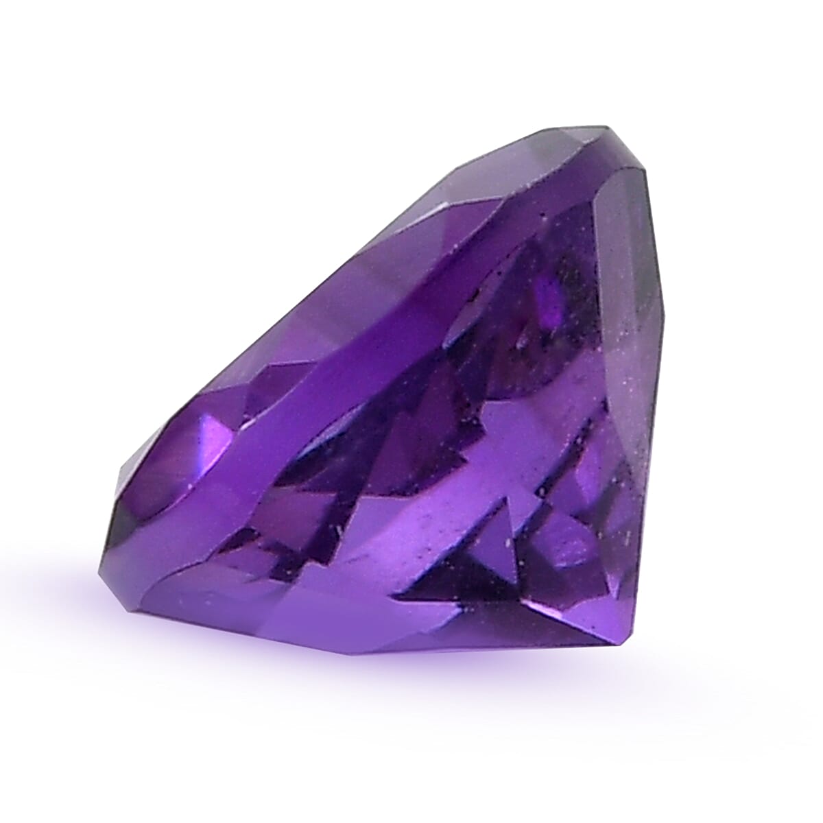 African Amethyst Round 7 mm Gemstone, 1.13 Ct