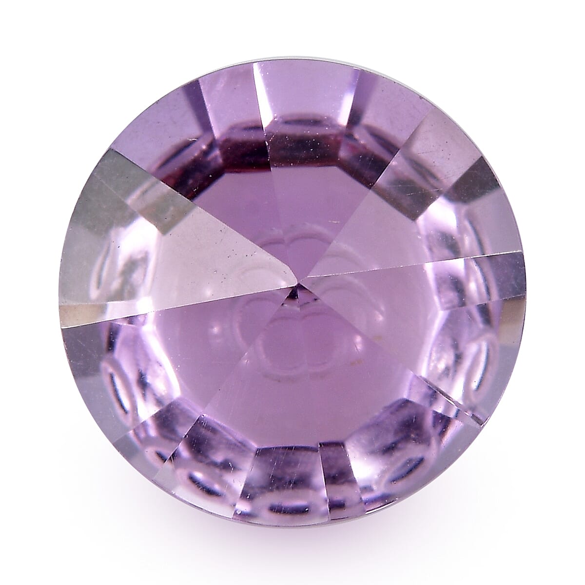 Pink Amethyst Round 12 mm Gemstone, 6.25 Ct