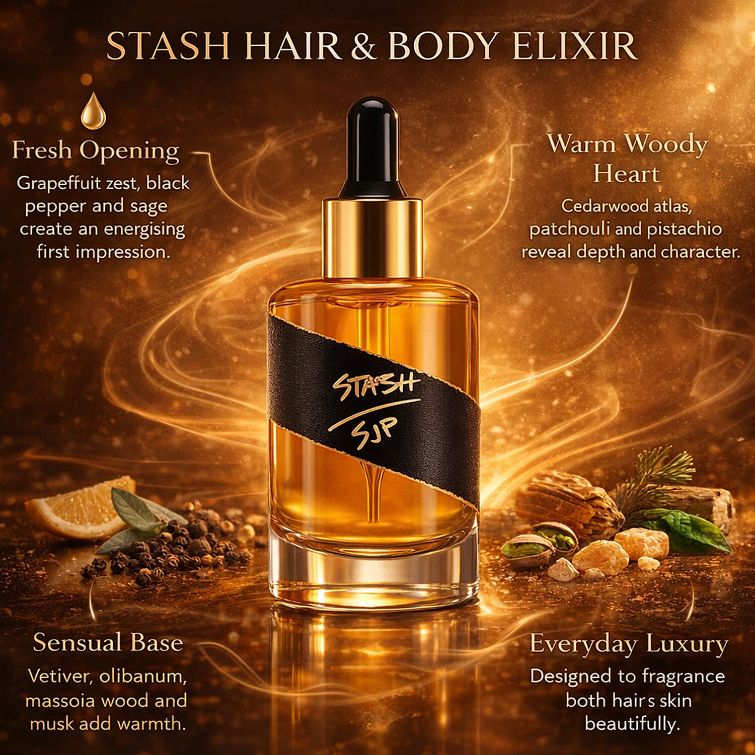 STASH Hair and Elixir Oil - 30ml
