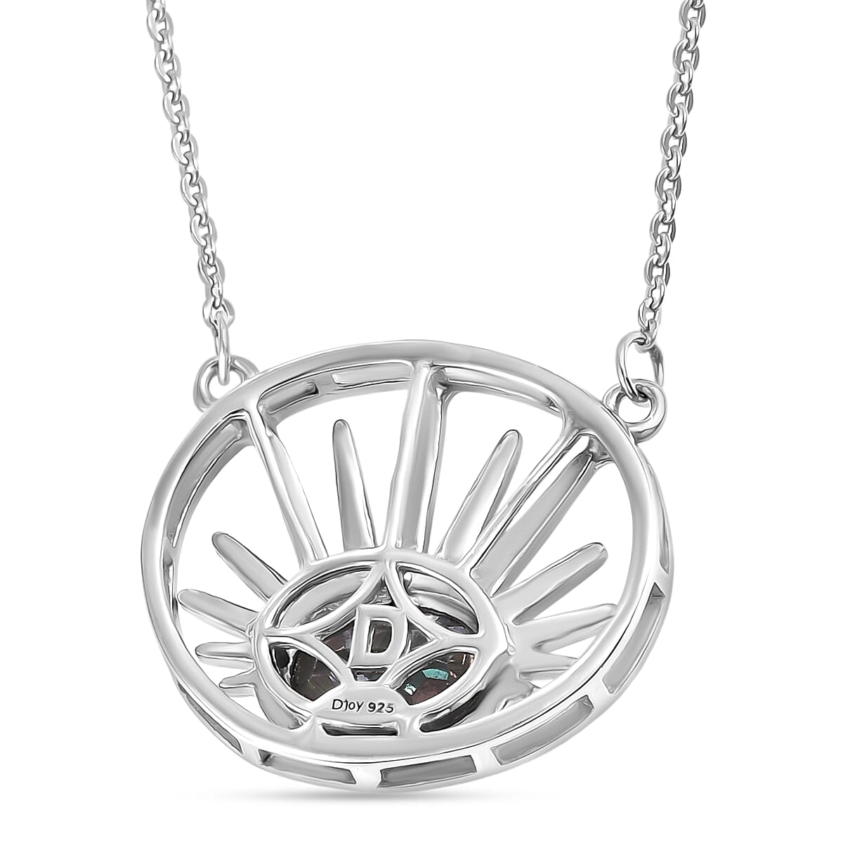 D'Joy Mystic Topaz Gallardo & Blaine Necklace (Size - 20) with Lobster Clasp in Yellow Gold Plated & Platinum Overlay Sterling Silver 1.61 Ct.