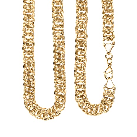 Bronzella Collection - EverTrue Necklace (Size -20) with Lobster Clasp in Yellow Gold Tone
