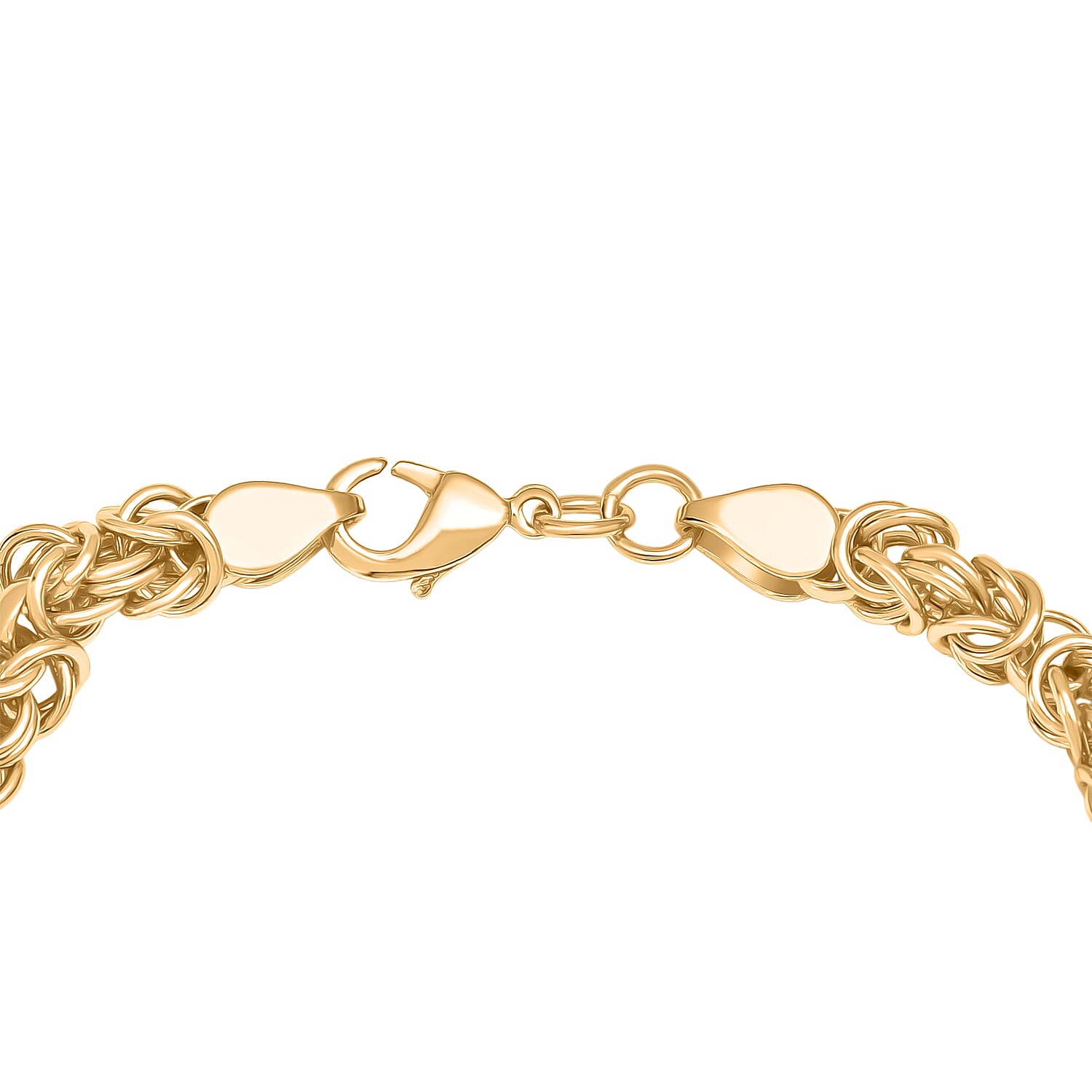Bronzella Collection - EverTrue Bracelet (Size - 7.5) with Lobster Clasp in Yellow Gold Tone