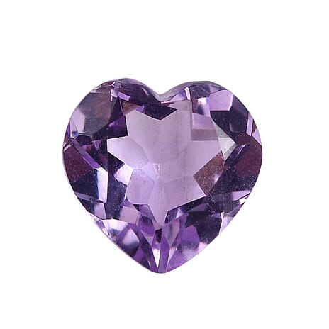Pink Amethyst Heart 8 mm Gemstone, 1.63 Ct