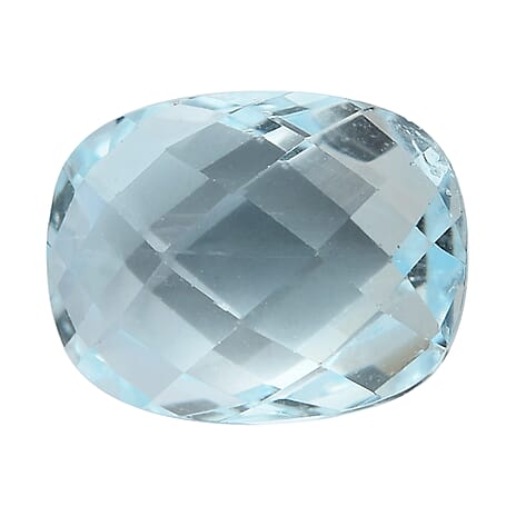 Skyblue Topaz Cushion Cut 9X7 mm Gemstone, 2.60 Ct