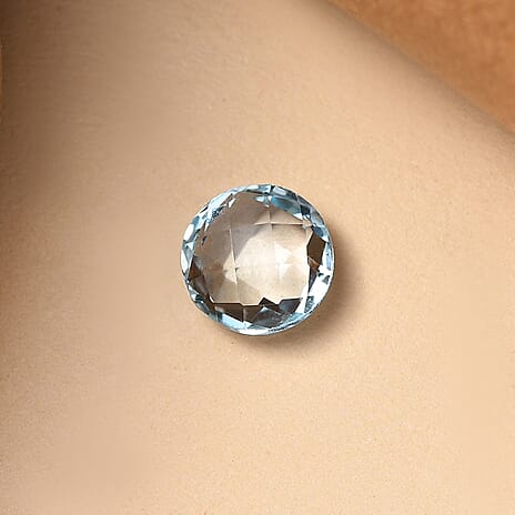 Skyblue Topaz Round 7.75 mm Gemstone, 1.80 Ct
