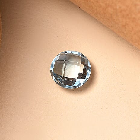 Skyblue Topaz Round 8 mm Gemstone, 1.90 Ct