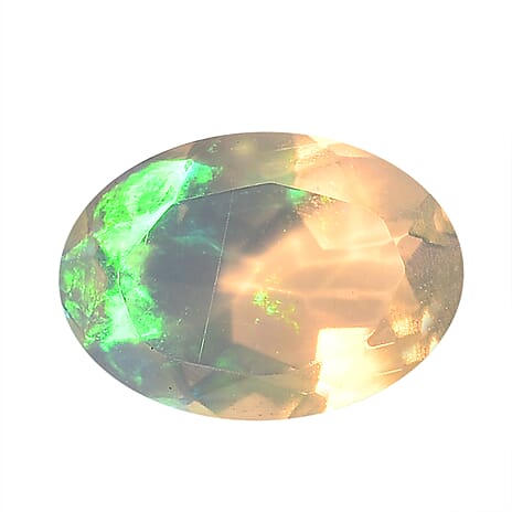 Ethiopian Opal Oval Cut Cut 7X5 mm Gemstone, 0.38 Ct