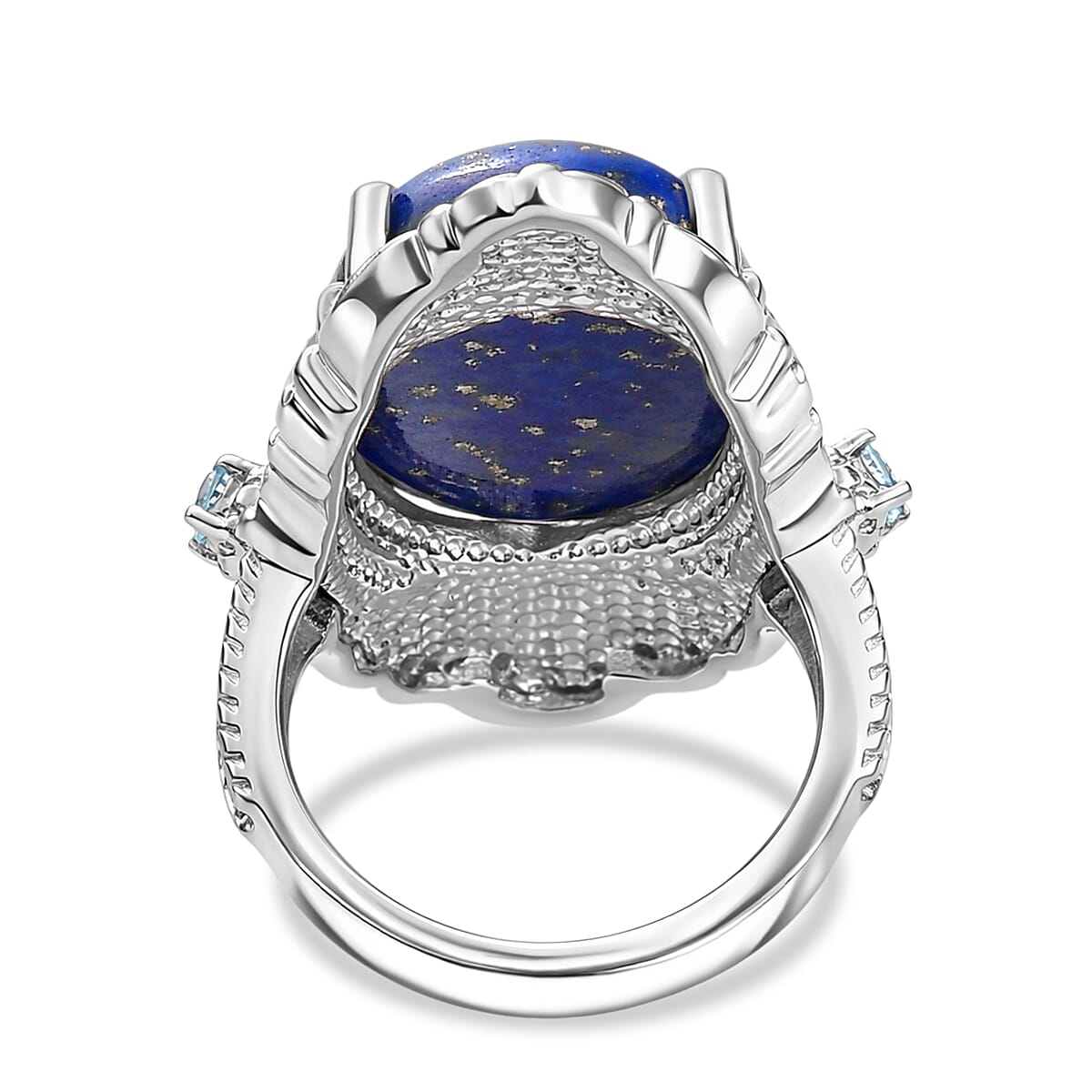 EverTrue - Lapis Lazuli & Blue Cubic Zirconia Ring 17.50 Ct.