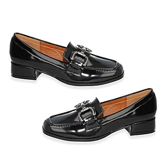 https://tjcuk.sirv.com/Products/85/0/8507372/Womens-Low-Block-Heel-Pu-Loafers-With-Metallic-Buckle-Detail-Size-7-Bl_8507372.jpg?w=342&h=342