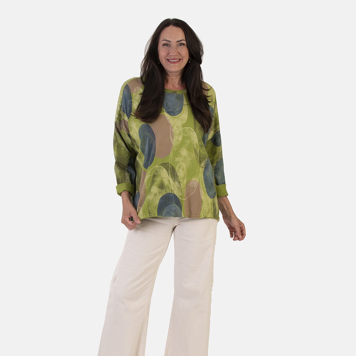 Sugar-Crisp-Italian-Made-Printed-Long-Sleeved-Scoop-Neck-Sequined-Laye