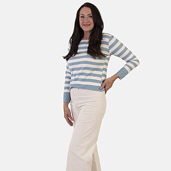 https://tjcuk.sirv.com/Products/85/0/8507694/Sugar-Crisp-Italian-Made-Round-Neck-Colour-Block-Stripe-Roll-Sleeve-To_8507694_2.jpg?w=342&h=342